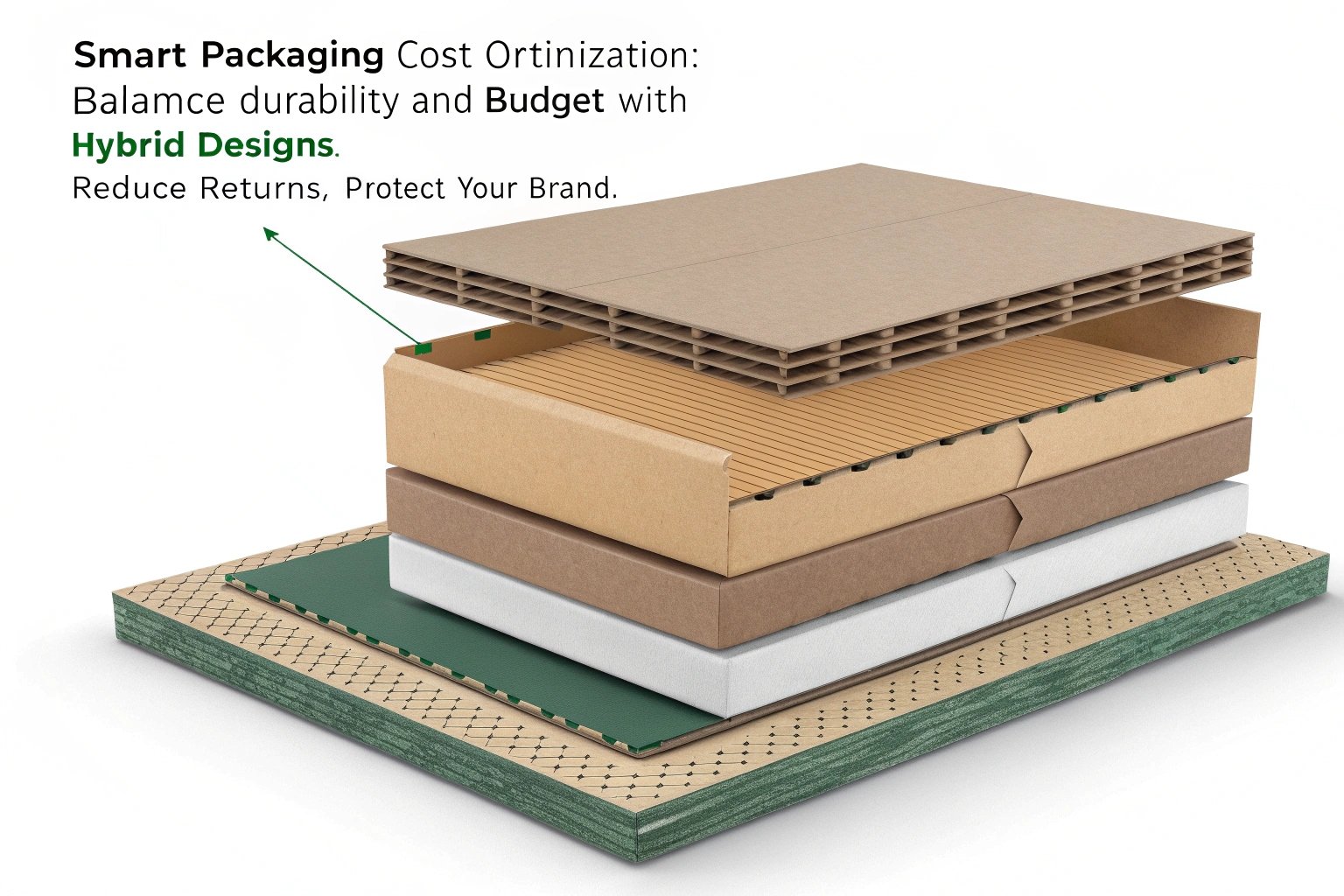 Hybrid packaging design for cost optimization