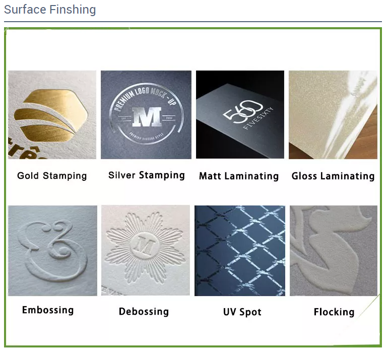 Custom box finishes