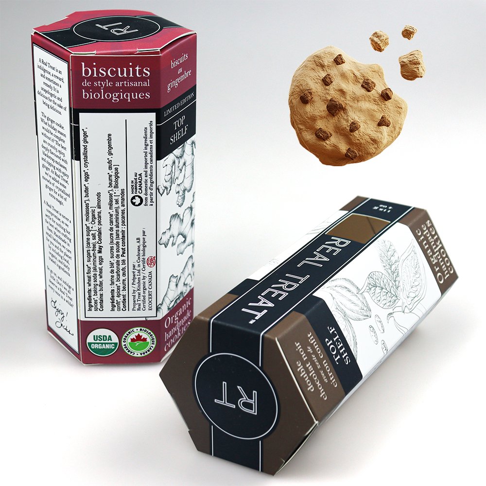 Eco-friendly custom cookie boxes bakery packaging wholesale