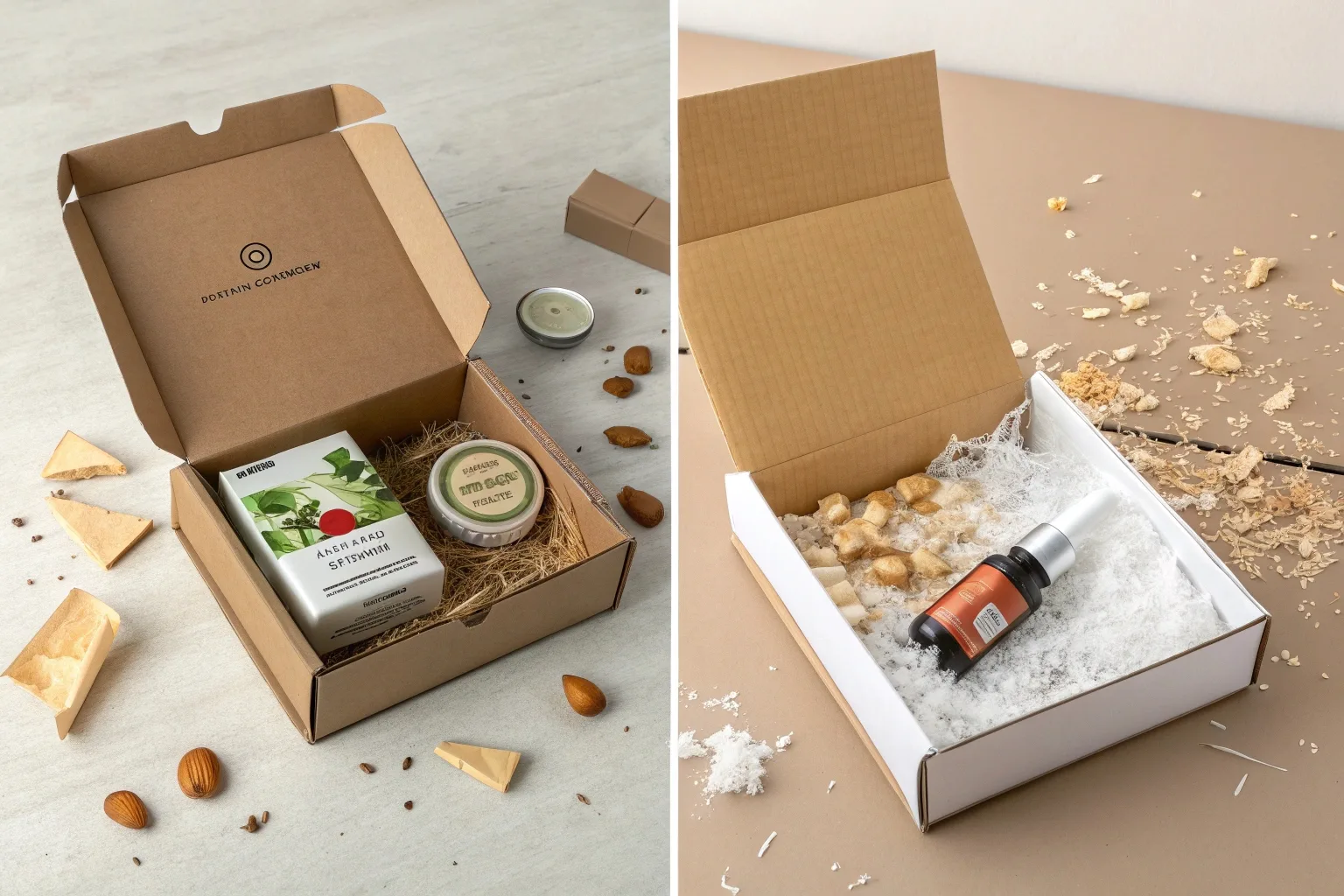 Damaged packaging vs pristine unboxing experience