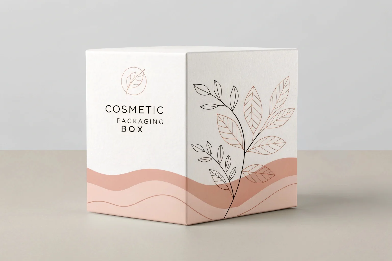 Minimalist cosmetic packaging design